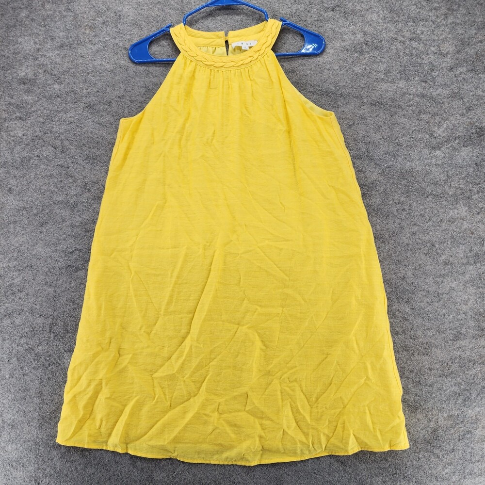 THML Dress Womens Medium Sleeveless Yellow